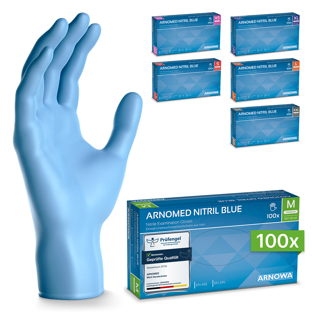 Nitril-Einmalhandschuhe in den Größen S bis XL